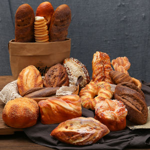 Replica Bread Model Fake Food Pu Pastry Cake Shop Decoration Decoration Props Early Childhood Education Cognitive Teaching Aids