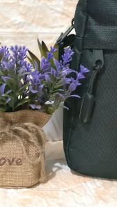 Tas Selempang Bahu Pria PEGE Simpel Casual Model Polos Hitam - PG 8945