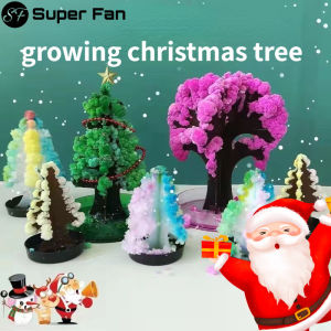 (แฟนตัวยง) ต้นคริสต์มาสเติบโตอย่างมหัศจรรย์ของเล่นของขวัญคริสต์มาสสนุกแบบทำมือสำหรับเด็กเทศกาลในบ้านปาร์ตี้อุปกรณ์ตกแต่งต้นไม้ขนาดเล็ก
