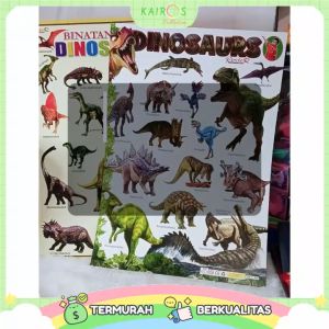 Poster Edukasi Belajar Hewan Dinosaurus