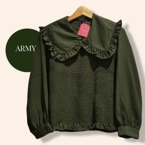 Deva Peterpan blus BKK  baju atasan import  atasan renda import  blus wanita lengan panjang model longgar  baju import premium  atasan renda import jumbo blus renda import baju atasan import korea