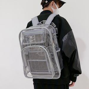 OUDENGPAI | Transparent PVC Tool Backpack Large Capacity Waterproof Anti-Static Double Shoulder Bag For Men Clean Room Dust-Free Workshop