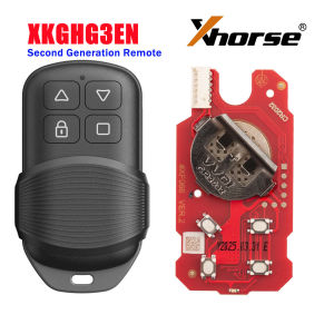 XHORSE | XHORSE XKGHG3EN Masker Style 4 Buttons Garage Remote Replace XKGHG1EN Universal Keys
