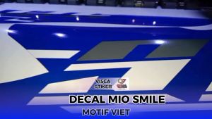Desain Mio Smile Unik: Stiker Motor Berkualitas