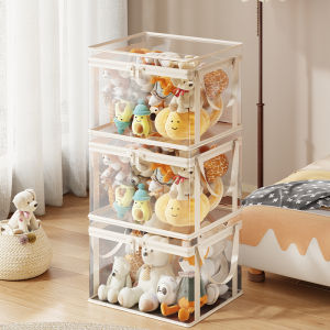 Dust-proof Clear Zippered Toy Storage Bag