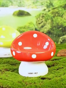 Cat bowl Ceramic cat food bowl Cervical protection Drink bowl Food bowl Cat rice bowl Pet supplies dog Dog bowl