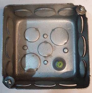 Electrical Metal Square Box 4"x4" #16