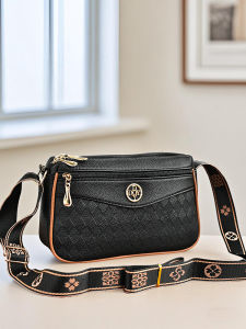 Casual Fashionable Wide Strap Crossbody Bag for Women Simple Stylish Mobile Phone Walking Single Shoulder Bag Leisure British Style