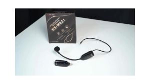 FAST SHIPPING Microphone Wireless Jarak Jauh Suara Jernih Tanpa Kabel 2.4GHz dengan Transmitter