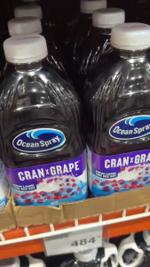 Ocean Spray CRAN X GRAPE 100% Vitamin C 1.89L Refreshing Fruit Beverage with Cranberry & Grape Flavors