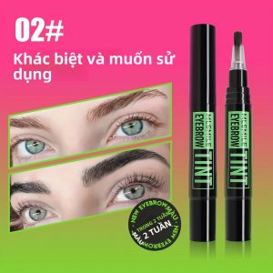 Bộ Nhuộm Lông Mày Bán Vĩnh Viễn Không Thấm Nước - Bộ Nhuộm Lông Mày Tự Nhiên Không Thấm Mồ Hôi Chống Nhòe Với Bút Chì