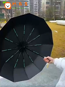 【Local Delivery】Fully automatic mechanical umbrella folding three fold umbrella sun protection and rebound umbrella，Used on both sunny and rainy days multifunctional and weather resistant，Fashionable for going out easy to open