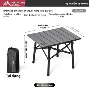 BSWOLF | Bàn Gấp Siêu Nhẹ Dùng Cho Dã Ngoại và Picnic