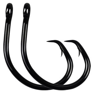Tuna Fishing Circle Hook 3X Strong in-Line Fishing Hooks for Tuna Catfish Bass Saltwater Freshwater Fishing 4#-10/0