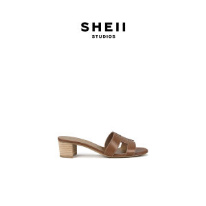 SHÉII | Dép Da Kiểu H Gót 5cm
