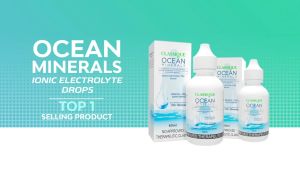 OCEAN MINERALS Ionic Electrolytes Brand | Mineral Food Supplement 120+ Minerals 1BOTTLE 60ML