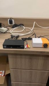 Mini Proyektor Terbaru LED YG300 YG-300 YG 300 LCD Portable Projector Home BERGARANSI RESMI ACCESSGO