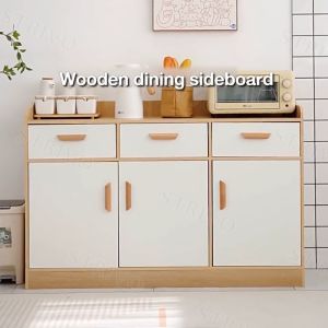 STRIVO 24-hour delivery of wooden storage cabinets side panel drawer cabinets household kitchen cabinets large capacity storage cabinets