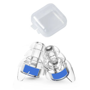 HUAK High Fidelity Silicone Earplugs with Storage Box for Concerts Musicians Motorcycles Noise Sensitivity Conditions and More