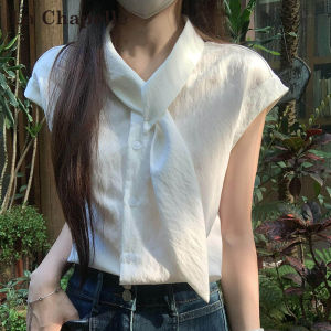 La Chapelle | Elegant Office French Style Short Sleeve Blouse