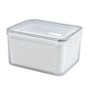 PINTIAN | Double Layer Draining Portable Fresh Sealing Food Storage Box