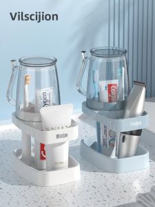 Vilscijon | Student Dormitory Toothbrush Cup and Organizer Set