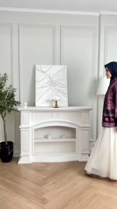 BELIFI | Mimoza Shirt Atasan Kemeja Wanita Blouse Floral Geometris Printed Baju Kerja Terbaru