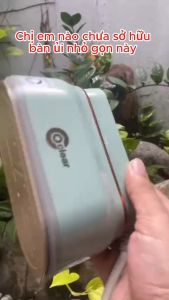 (New) Bàn Ủi Hơi Nước Cầm Tay 2 Trong 1 CI6301 Bàn Là Vừa Ủi Nước và Khô Tay cầm dạng xoay gấp gọn Du Lịch Tiện Lợi - Hàng Chính Hãng