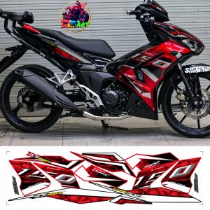 Tem rời WINNER X V3 - Mẫu khói đỏ đen form chuẩn. Chất liệu PPF Cao Cấp : 3 Lớp Chống Nước Chống Phai Màu. Nhãn Dán Decal