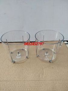 Ca đựng- Cốc xay- Vỏ cối máy xay osaka núm nâu dẹt