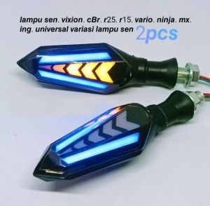 Lampu Sein Led Lampu sen Running Led Panah 2 Sisi Sen Vixion Cbr Klx Xabre Taiger Aerox Crf CB Sen LED Running D-251