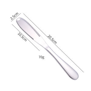 Stainless Steel Multicolor Butter Knife Cream Knife Cheese Knife Jam Spreaders Toast Breakfast Utensil Bread Knife Kitchen Tools