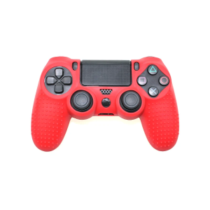 Tectinter | Silicone Case For Sony playstation 4 Controller Rubber Protective Cover For PS4 Gamepads joystick with 2 thumbsticks Grips Caps