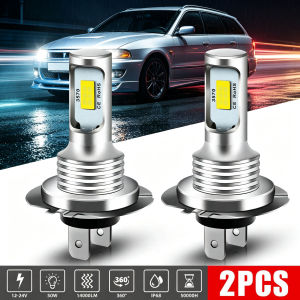 2pcs H7 H1 H8 H11 9005 LED fog lamp bulbs CSP LED ultra-bright fog lights DRL lamps 6000K white 3000K yellow 12000K blue