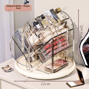 MEIZHUFU | Rotary Makeup Organizer