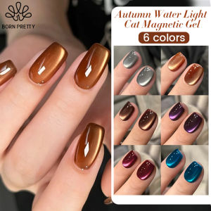 BORN PRETTY 10ml Autumn Water Light Cat Eye Gel Soak Off UV Gel Nail Art Varnish Full Coverage Nail Manicure Gel