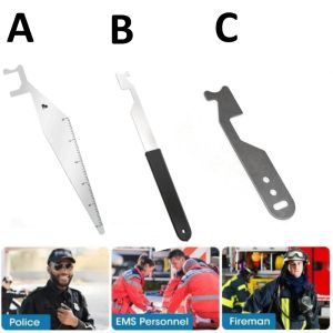 Firefighting Tool Multifunctional Door Seam Manual Firefighter Lock Opener Hand shim card locksmith tools