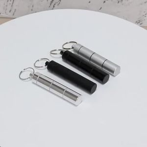 Mini Portable Multi Compartment Detachable Waterproof Aluminum Alloy Travel Medicine Vitamin Oil Food Grade Storage Container