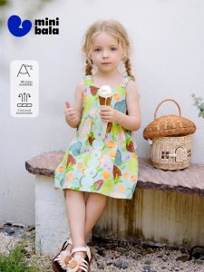 MINI BALA | Soft Breathable Linen Cotton Dress for Girls