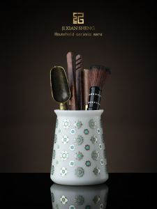 JIXIANSHENG | Dunhuang Pattern Silver Coating Tea Ceremony Set