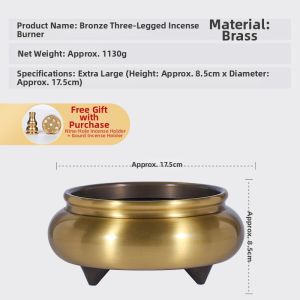 MEIZHENXIANG | Large Incense Burner for Home Worship