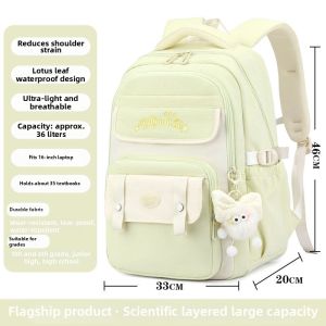 Lightweight Load-Reducing Spinal Protection Water-resistant Backpack