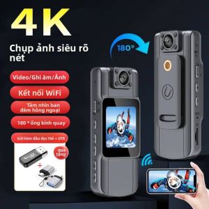 BONINGYU | Máy Quay Camera Kẹp Áo WiFi Siêu HD Hồng Ngoại Siêu Nét