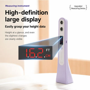 Portable Digital Ultrasound Height Measuring Meter Smart Precision LED Display Scale Accurate Safety Height Measuring Tool