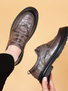 Breathable Thick-Sole Derby Shoes