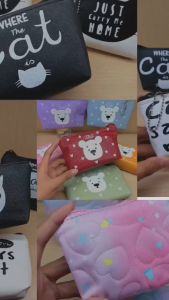 Dompet Koin Wanita Motif Lucu Import - Kartu Uang