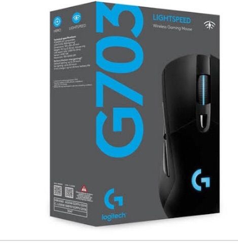 Logitech G707 LIGHTSPEED Gaming Mouse with POWERPLAY Wireless Charging ...