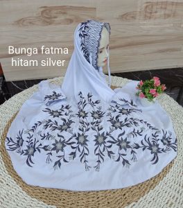 MUKENA DEWASA TERUSAN BAHAN KATUN MIKRO MOTIF BUNGA FATMA