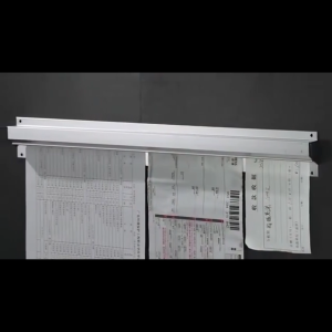 ไม่ต้องเจาะรู ที่หนีบบิลอลูมิเนียม ไม่ต้องเจาะรู ติดตั้งง่าย  รางเสียบบิล แบบแขวน ที่หนีบออเดอร์ ที่เสียบกระดาษร้านอาหาร