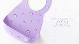 Bumkins ผ้ากันเปื้อนซิลิโคน Silicone Molded Bib (6m+)